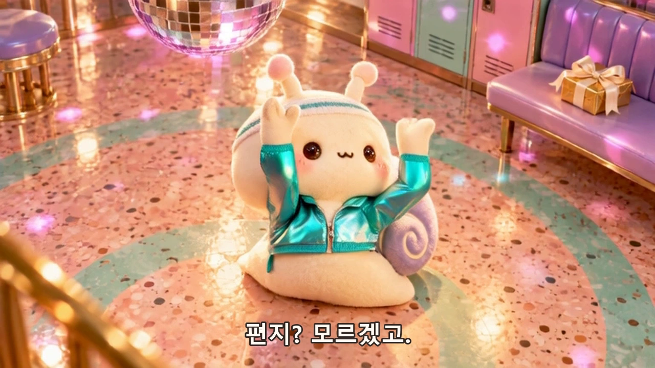 달집 아기 달팽이 캐릭터